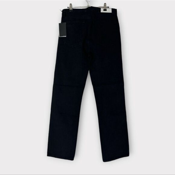 NWT RE/DONE × LEVI'S 70s Ultra High Rise Stove Pipe Straight Jeans Jet Black 29 - Picture 5 of 9